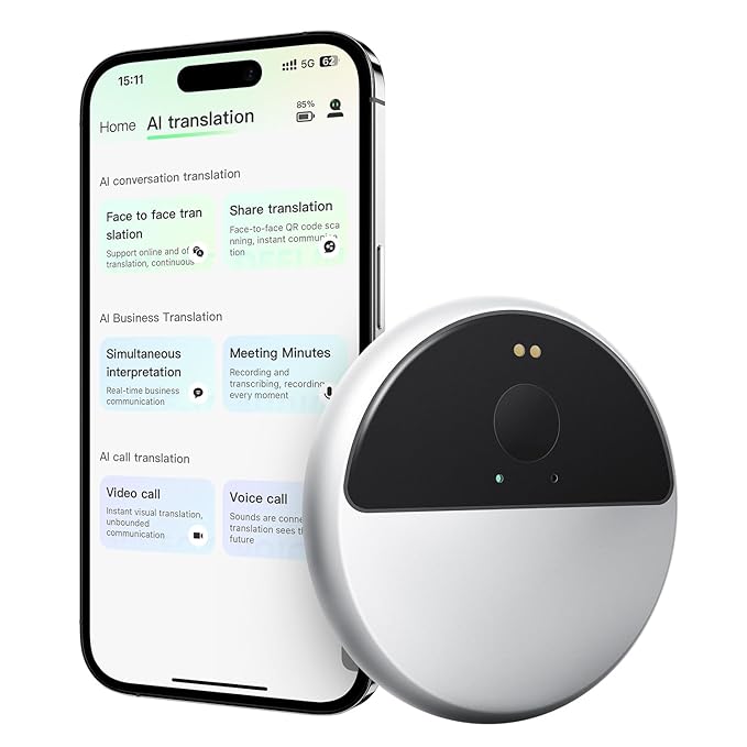 T9 AI Language Translator Device